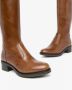 Nerogiardini Leren laarzen met decoratieve gesp Brown Dames - Thumbnail 4