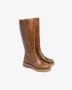 Nerogiardini Hoge lederen laarzen Brown Dames - Thumbnail 2
