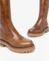 Nerogiardini Hoge lederen laarzen Brown Dames - Thumbnail 3