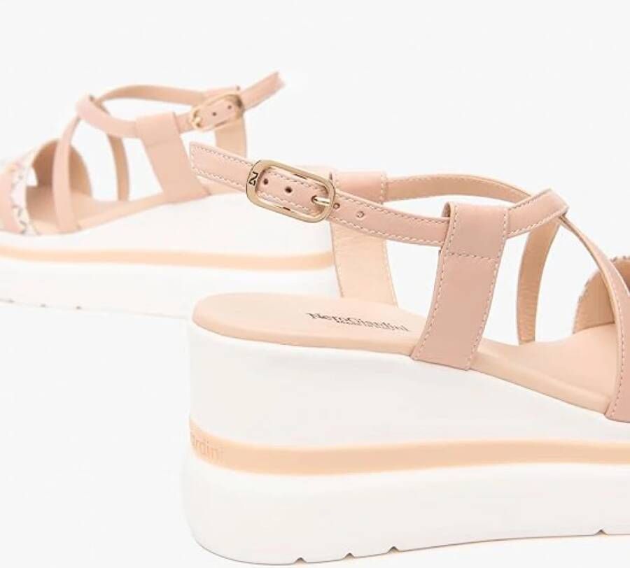 Nerogiardini Leren Sandalen met Enkelbandje