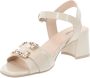 Nerogiardini Leren sandalen voor vrouwen Beige Dames - Thumbnail 5