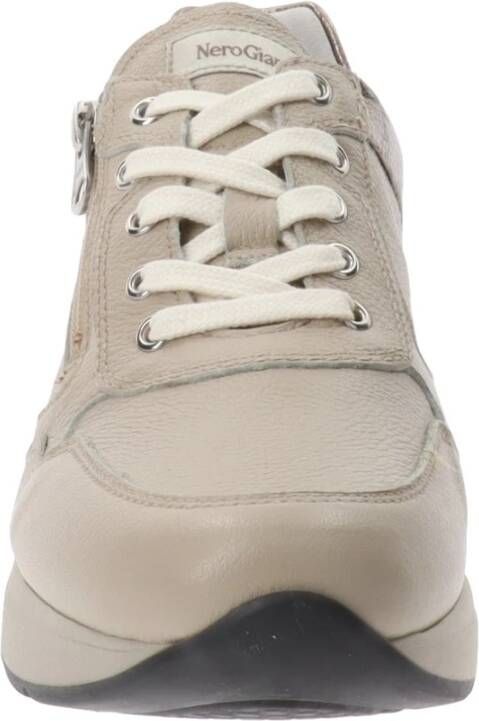 Nerogiardini Leren Sneakers voor Vrouwen Black Dames
