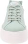 Nerogiardini Leren Sneakers voor Vrouwen Green Dames - Thumbnail 4