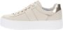 Nerogiardini Beige Lage Sneakers met Goudkleurige Accenten Beige Dames - Thumbnail 13