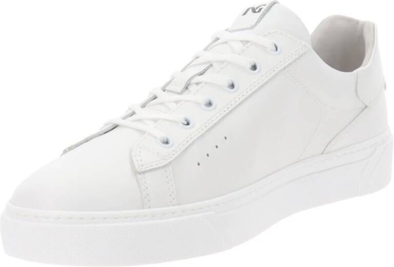 Nerogiardini Leren Veterschoenen voor Heren White Heren