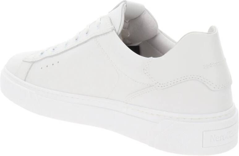 Nerogiardini Leren Veterschoenen voor Heren White Heren