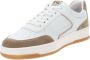 Nerogiardini Leren Vetersneakers Beige - Thumbnail 5