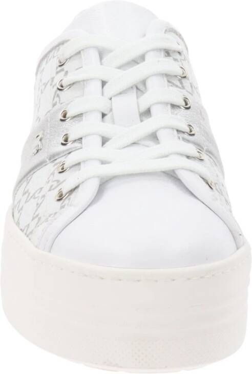 Nerogiardini Leren Vetersneakers White Dames