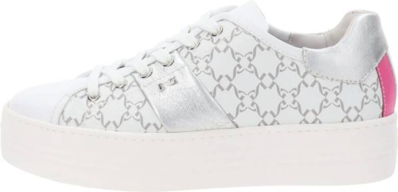 Nerogiardini Leren Vetersneakers White Dames