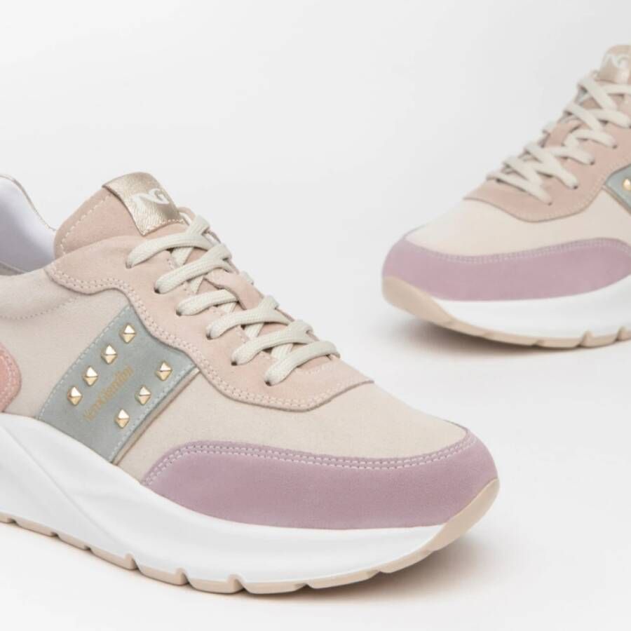 Nerogiardini Lila Sneakers Stijlvol en Comfortabel Multicolor Dames