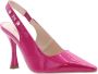 Nerogiardini Fuchsia Patent Slingback Sandalen Pink Dames - Thumbnail 14