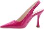 Nerogiardini Fuchsia Patent Slingback Sandalen Pink Dames - Thumbnail 15