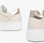 Nerogiardini Beige Lage Sneakers met Goudkleurige Accenten Beige Dames - Thumbnail 8