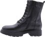 Nerogiardini Zwarte Biker Boots met Stijlvolle Vetersluiting Black Dames - Thumbnail 28