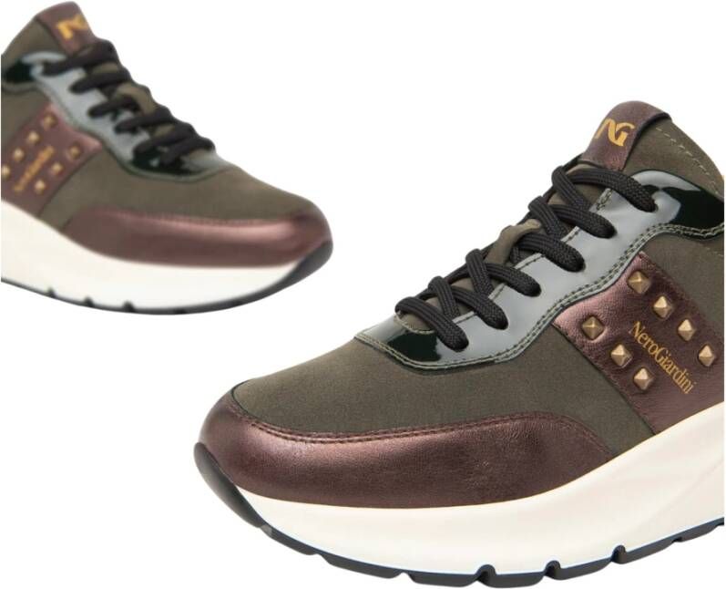 Nerogiardini Multicolor Veterschoen met Sleehak Multicolor Dames