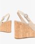 Nerogiardini Nappa Pandora Linnen Stijlvolle Sandalen Beige Dames - Thumbnail 3