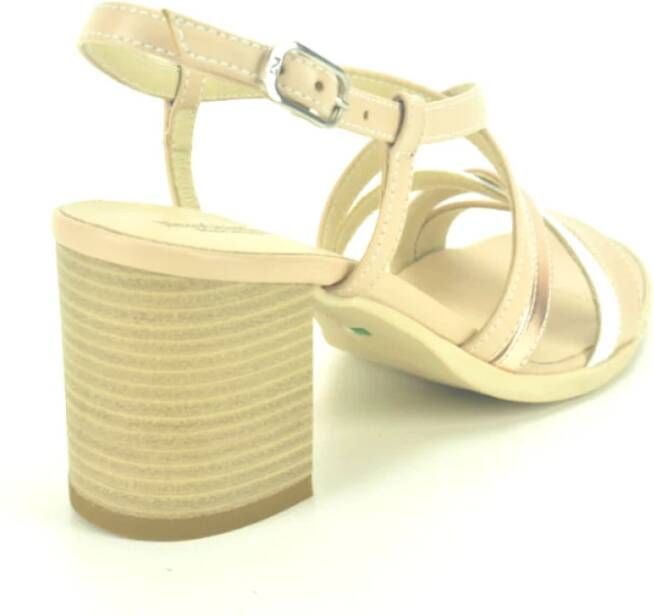 Nerogiardini Nude combi bandjes Sand DH 5cm Beige Dames