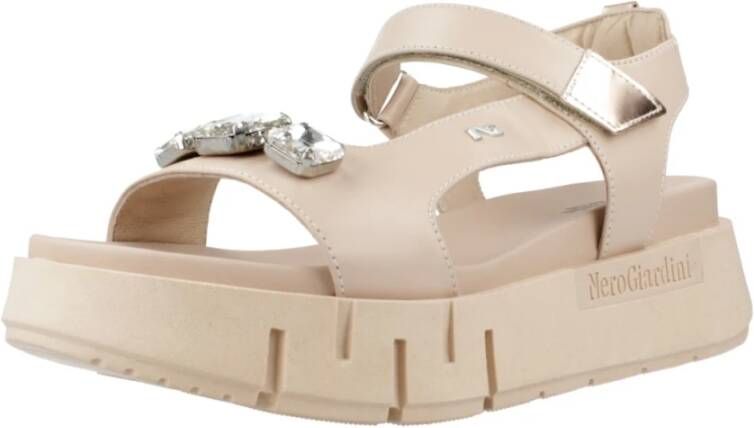 Nerogiardini Plateau Sandalen Beige Dames