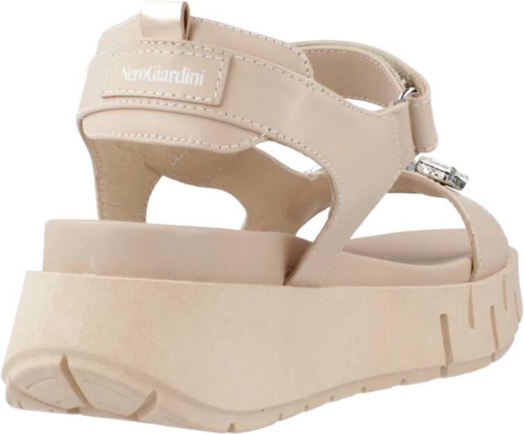 Nerogiardini Plateau Sandalen Beige Dames