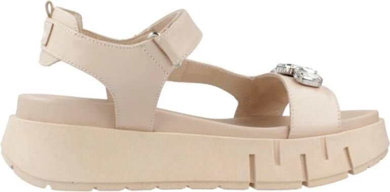 Nerogiardini Plateau Sandalen Beige Dames