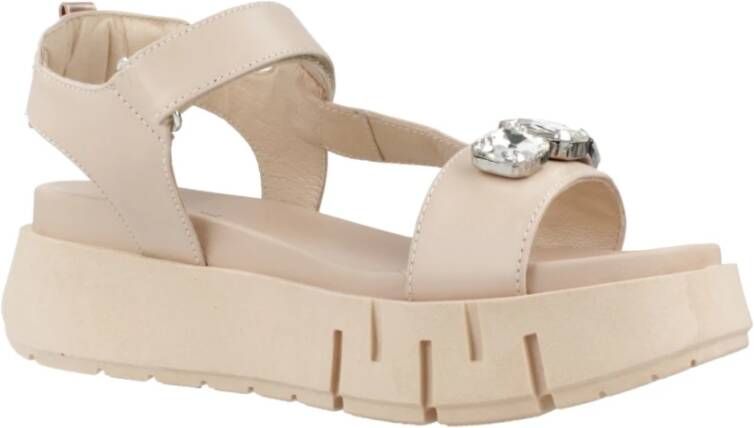 Nerogiardini Plateau Sandalen Beige Dames