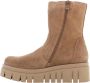 Nerogiardini Platform Dames Enkellaarzen Zwart Beige Dames - Thumbnail 6