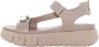 Nerogiardini Platform Sandalen voor Vrouwen Beige Dames - Thumbnail 10