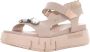 Nerogiardini Platform Sandalen voor Vrouwen Beige Dames - Thumbnail 14
