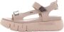 Nerogiardini Platform Sandalen voor Vrouwen Beige Dames - Thumbnail 15