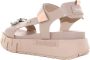 Nerogiardini Platform Sandalen voor Vrouwen Beige Dames - Thumbnail 16