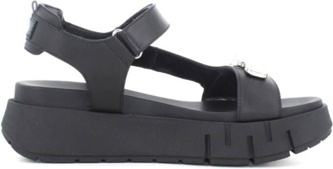 Nerogiardini Platform Sandalen voor Vrouwen Black Dames