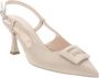 Nerogiardini Leren hoge hakken voor vrouwen Beige Dames - Thumbnail 2