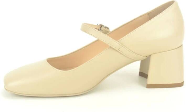 Nerogiardini Pump + Riem 4cm Beige Dames