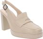 Nerogiardini Buble Slingback Schoenen Beige Dames - Thumbnail 10