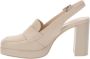Nerogiardini Buble Slingback Schoenen Beige Dames - Thumbnail 5
