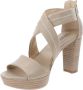 Nerogiardini Hoge hak sandalen voor vrouwen Beige Dames - Thumbnail 7