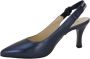 Nerogiardini Blauwe Gelamineerde Slingback Sandalen - Thumbnail 5