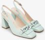 Nerogiardini Becaud Slingback Schoenen Blue Dames - Thumbnail 3