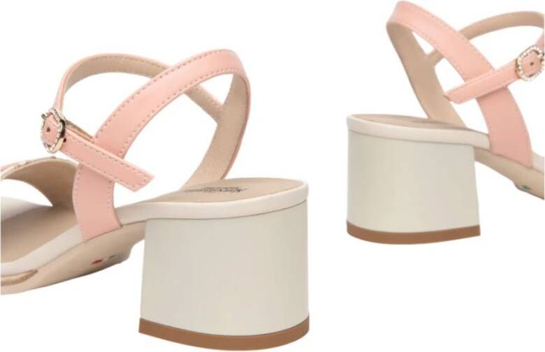 Nerogiardini Beige Sandaal met Strass Gesp Beige Dames - Foto 6