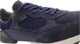 Nerogiardini Blauwe Leren en Suède Sneakers Blue Heren - Thumbnail 9