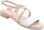 Nerogiardini Lage hak sandalen voor vrouwen White Dames - Thumbnail 8