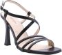 Nerogiardini Elegante Gesp Hoge Hak Sandalen Black Dames - Thumbnail 3