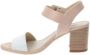 Nerogiardini Casual Nude Leren Sandalen Multicolor Dames - Thumbnail 9