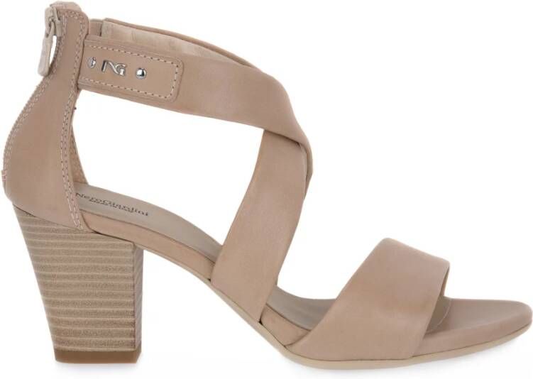 Nerogiardini Sandalen met hoge hakken Beige Dames