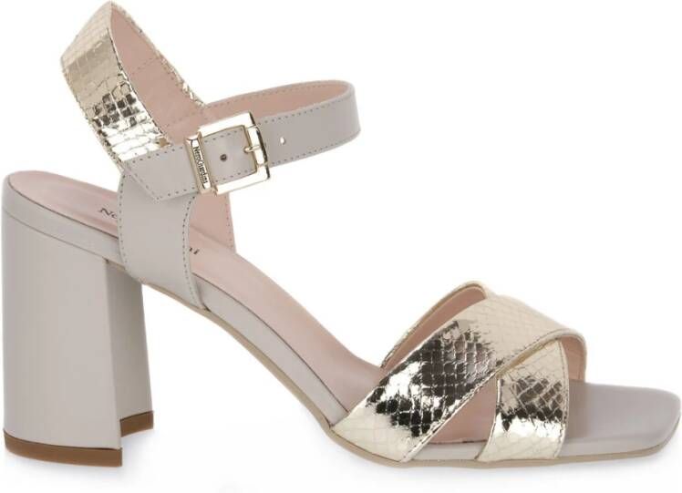 Nerogiardini Sandalen met hoge hakken Beige Dames