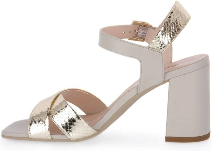Nerogiardini Sandalen met hoge hakken Beige Dames