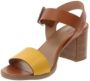 Nerogiardini Tan Mustard High Heel Sandals Brown Dames - Thumbnail 8