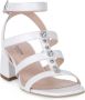 Nerogiardini Casual Wit Leren Dames Sandalen White Dames - Thumbnail 11