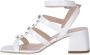 Nerogiardini Casual Wit Leren Dames Sandalen White Dames - Thumbnail 12