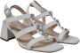 Nerogiardini Casual Wit Leren Dames Sandalen White Dames - Thumbnail 8